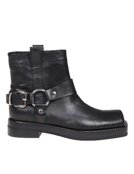 Rina Ankle Boots In Black Leather