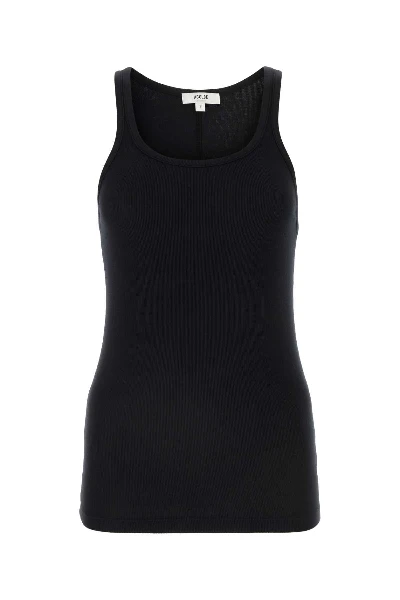 Black Stretch Modal Blend Zane Tank Topâ 